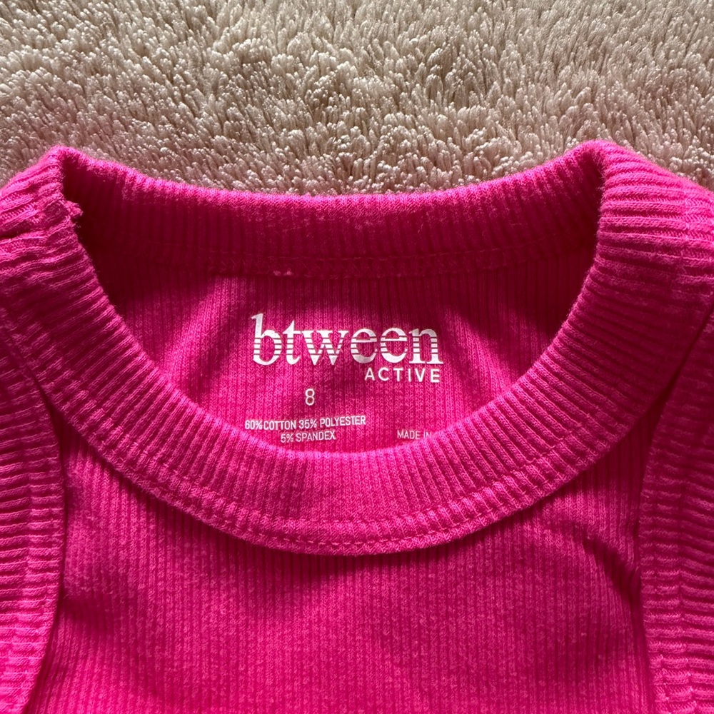 btween - Kids' Tank Tops - Pink, Black, Blue, Pink - Picture 2 of 10